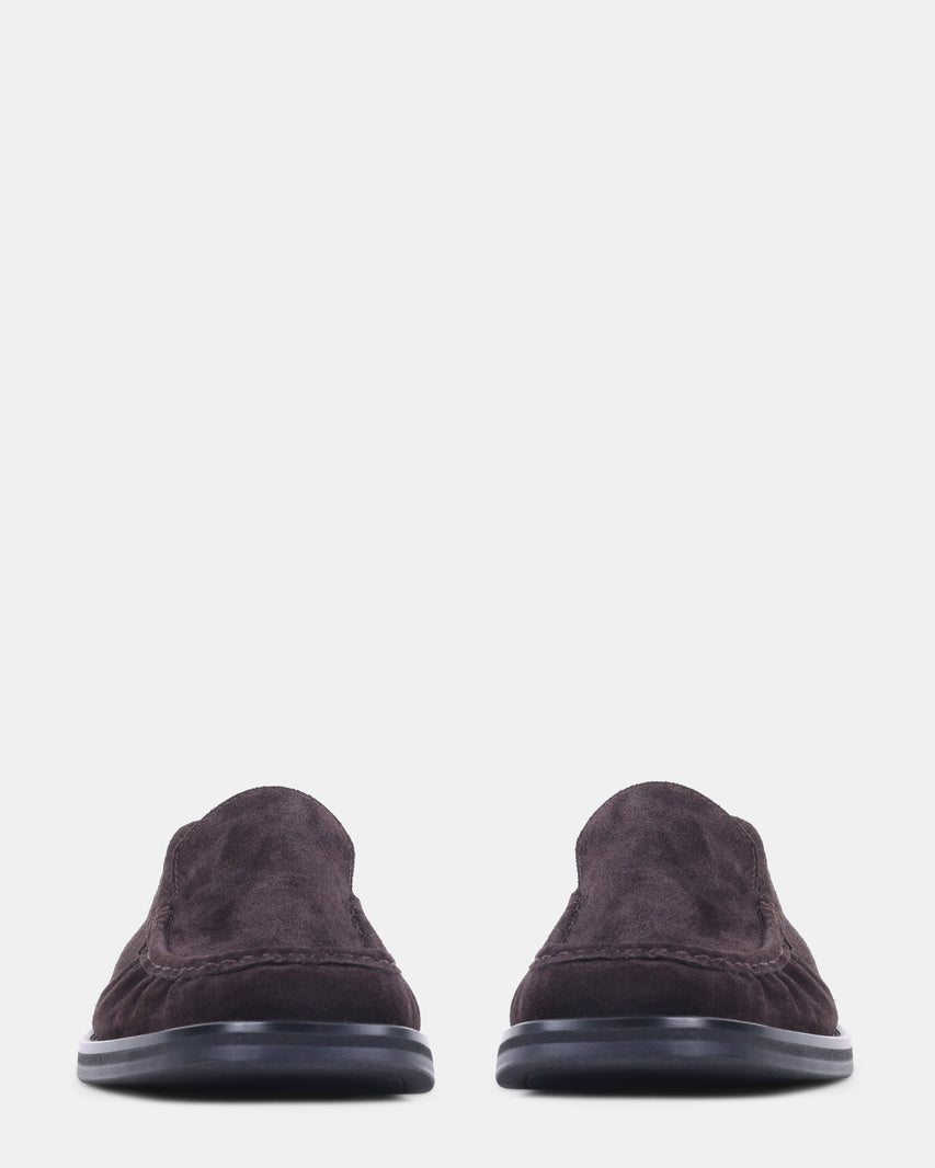 CHESTER DARK BROWN SUEDE - Men's Shoes - Steve Madden Canada - view 3