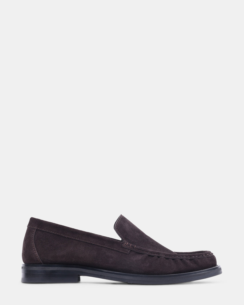 CHESTER DARK BROWN SUEDE - Men's Shoes - Steve Madden Canada