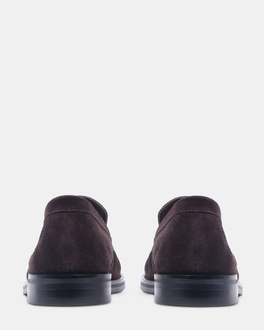 CHESTER DARK BROWN SUEDE - Men's Shoes - Steve Madden Canada - view 5