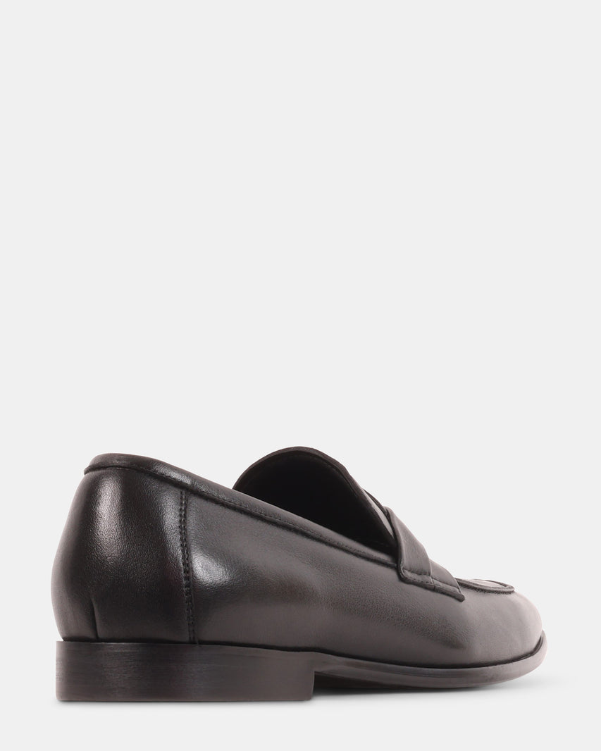 CHEVOIT BLACK LEATHER - Men's Shoes - Steve Madden Canada - view 6