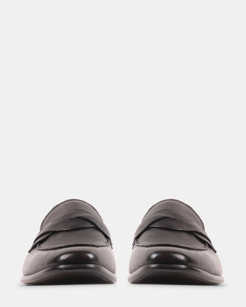 CHEVOIT BLACK LEATHER - Men's Shoes - Steve Madden Canada - view 3