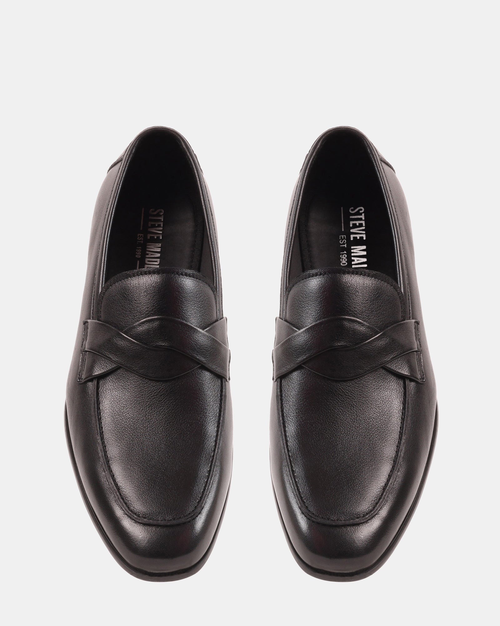 CHEVOIT BLACK LEATHER - Men's Shoes - Steve Madden Canada - view 4