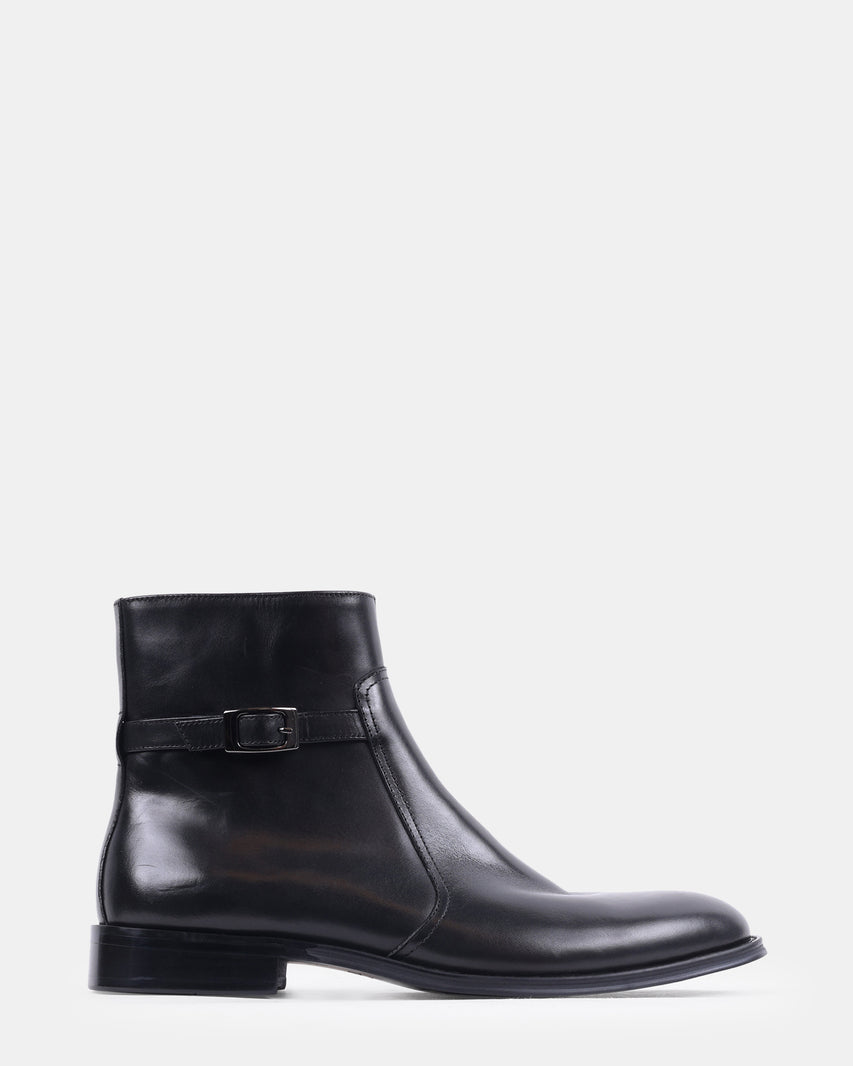CLAWSON BLACK LEATHER