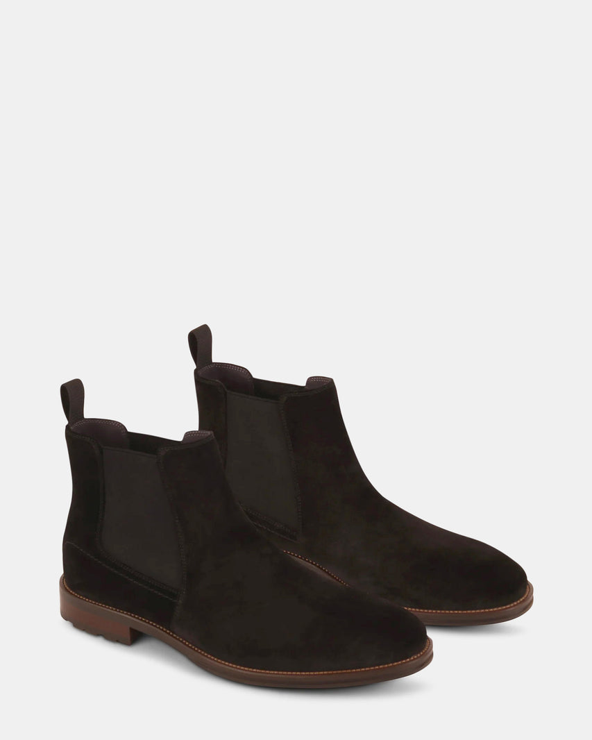 DANZIG BLACK SUEDE - Men's Shoes - Steve Madden Canada - view 2