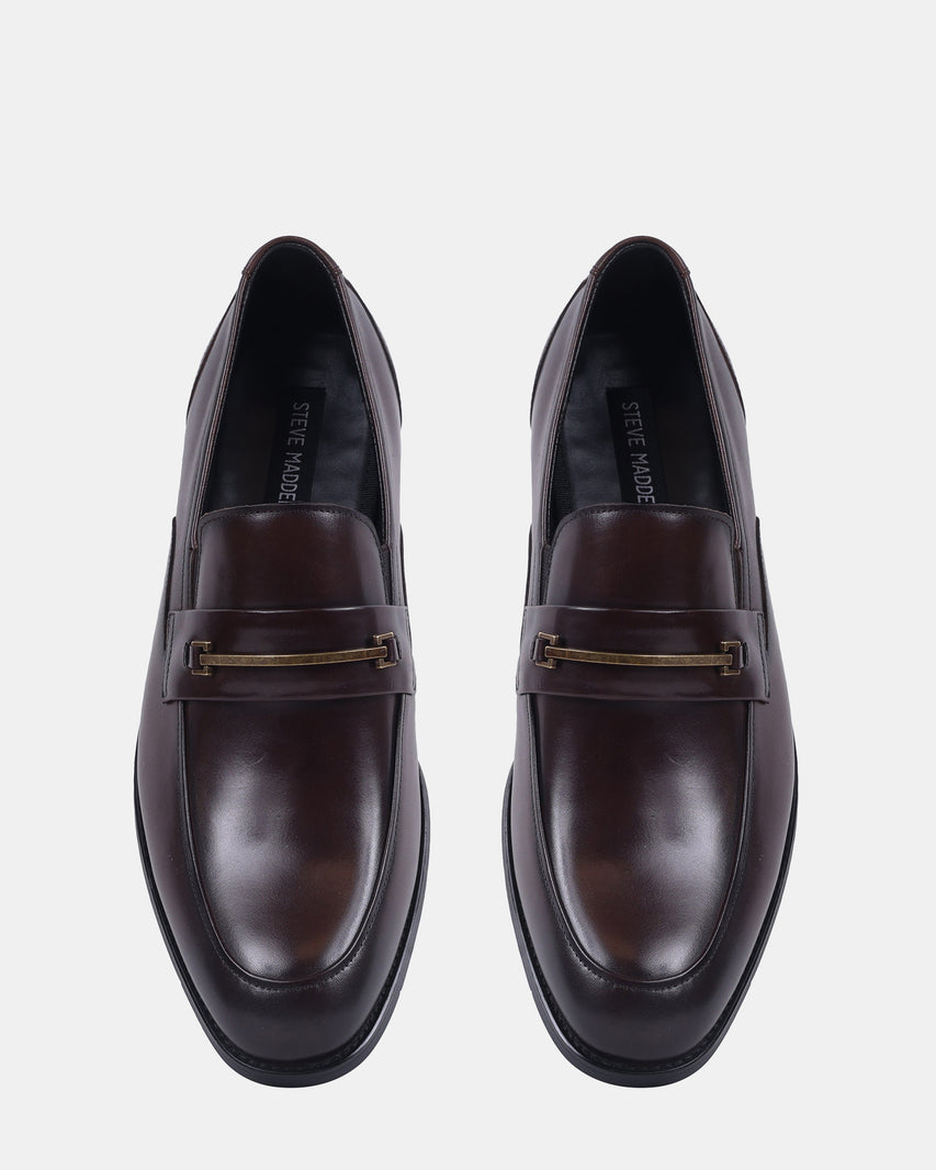 DARUDE BROWN LEATHER - Men's Shoes - Steve Madden Canada - view 4