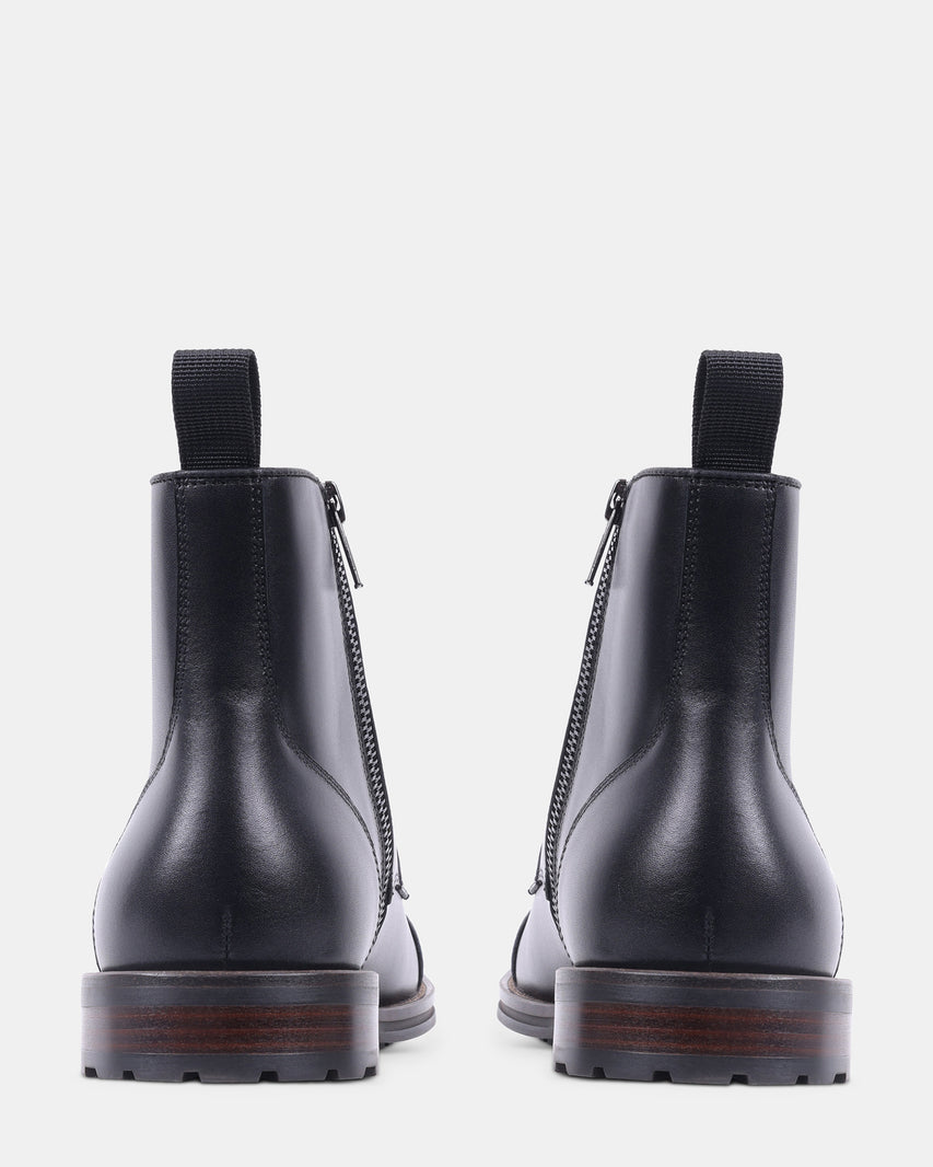DECANTO BLACK LEATHER - Men's Shoes - Steve Madden Canada - view 5