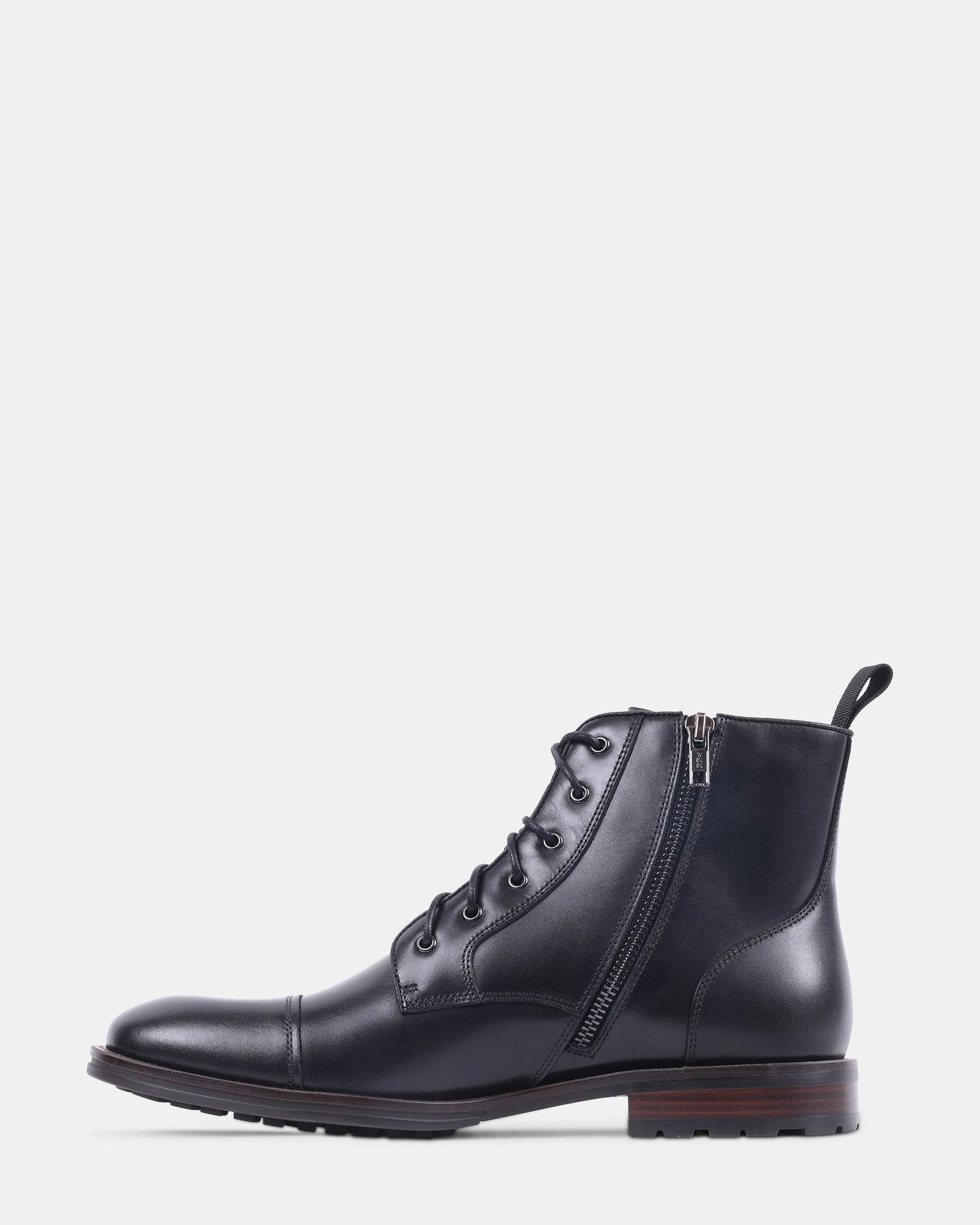 DECANTO BLACK LEATHER - Men's Shoes - Steve Madden Canada - view 4