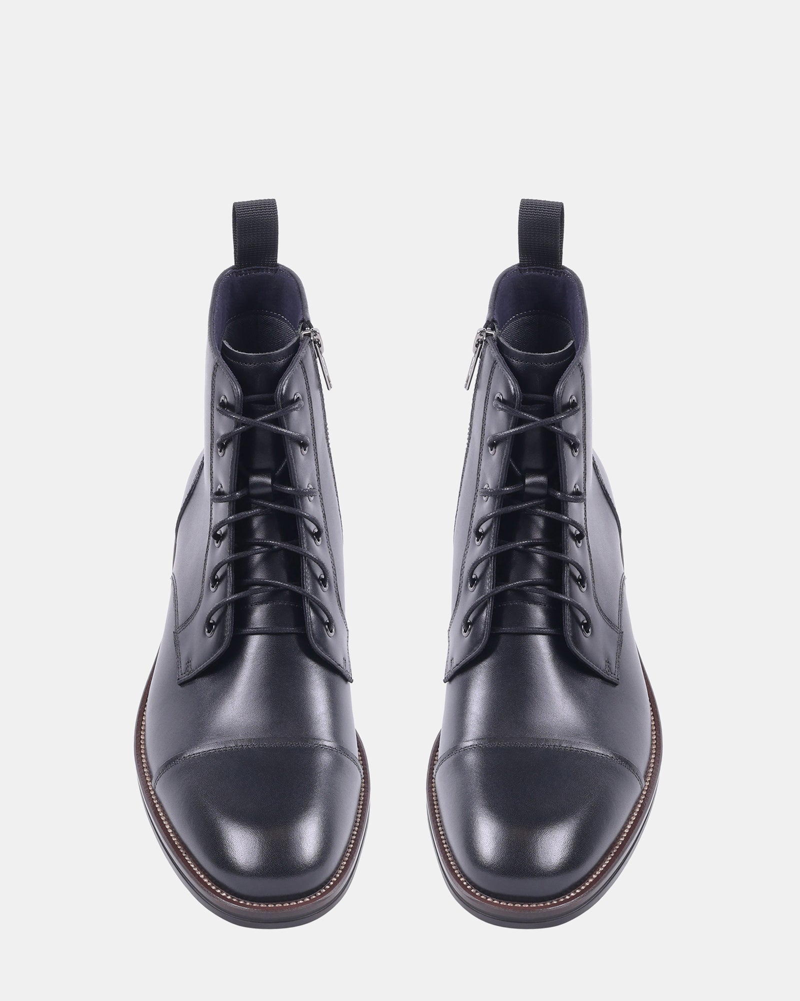 DECANTO BLACK LEATHER - Men's Shoes - Steve Madden Canada - view 6