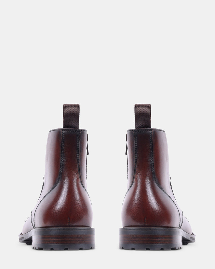 DECANTO BROWN LEATHER - Men's Shoes - Steve Madden Canada - view 6