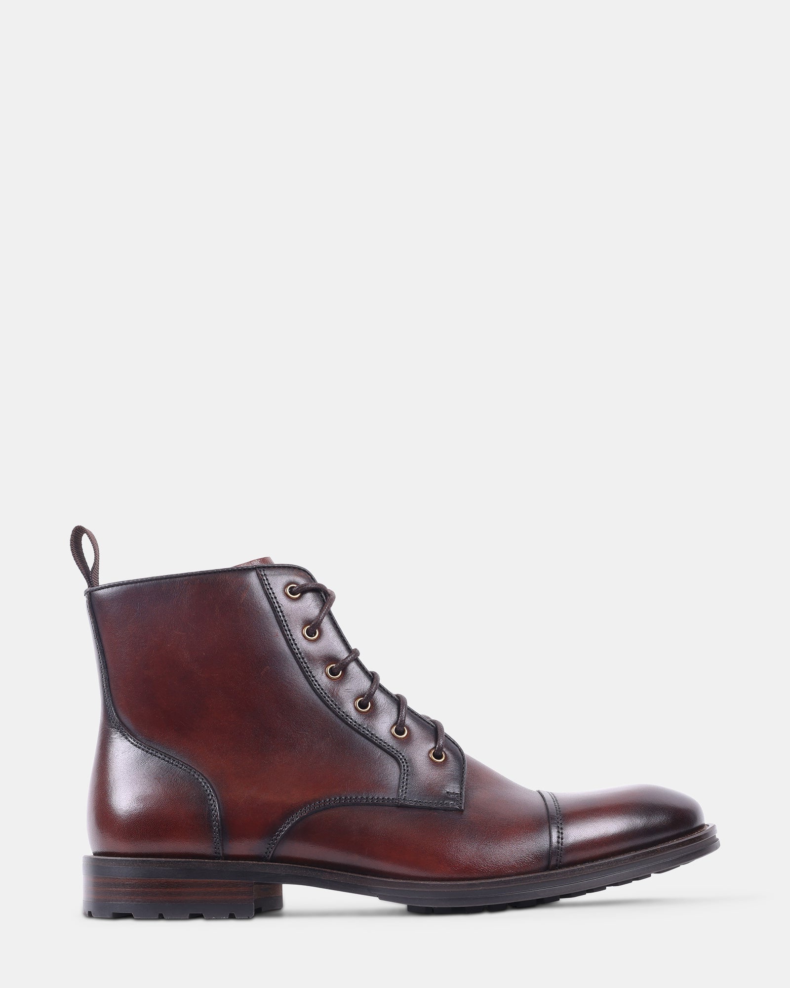 DECANTO BROWN LEATHER - Men's Shoes - Steve Madden Canada