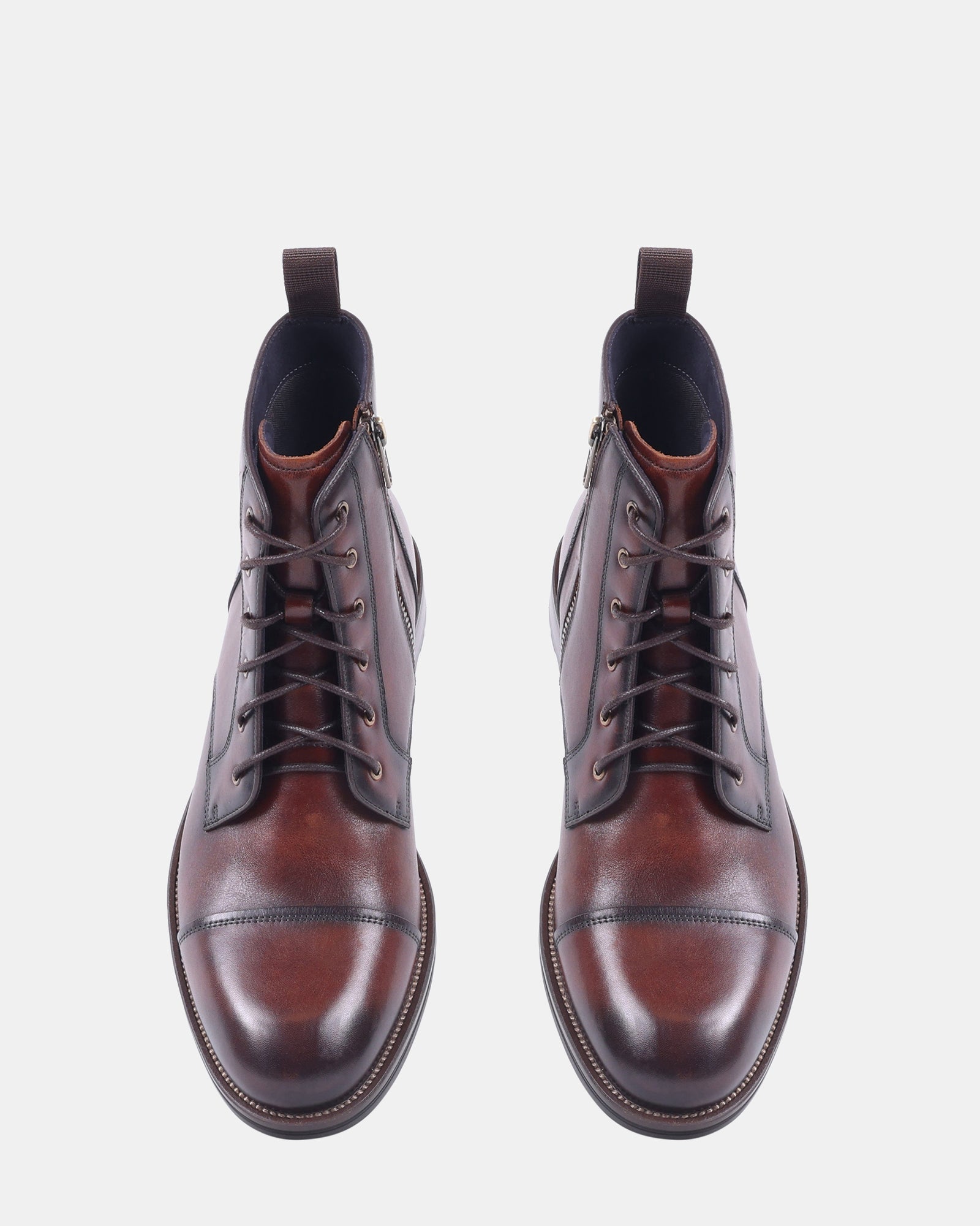 DECANTO BROWN LEATHER - Men's Shoes - Steve Madden Canada - view 5