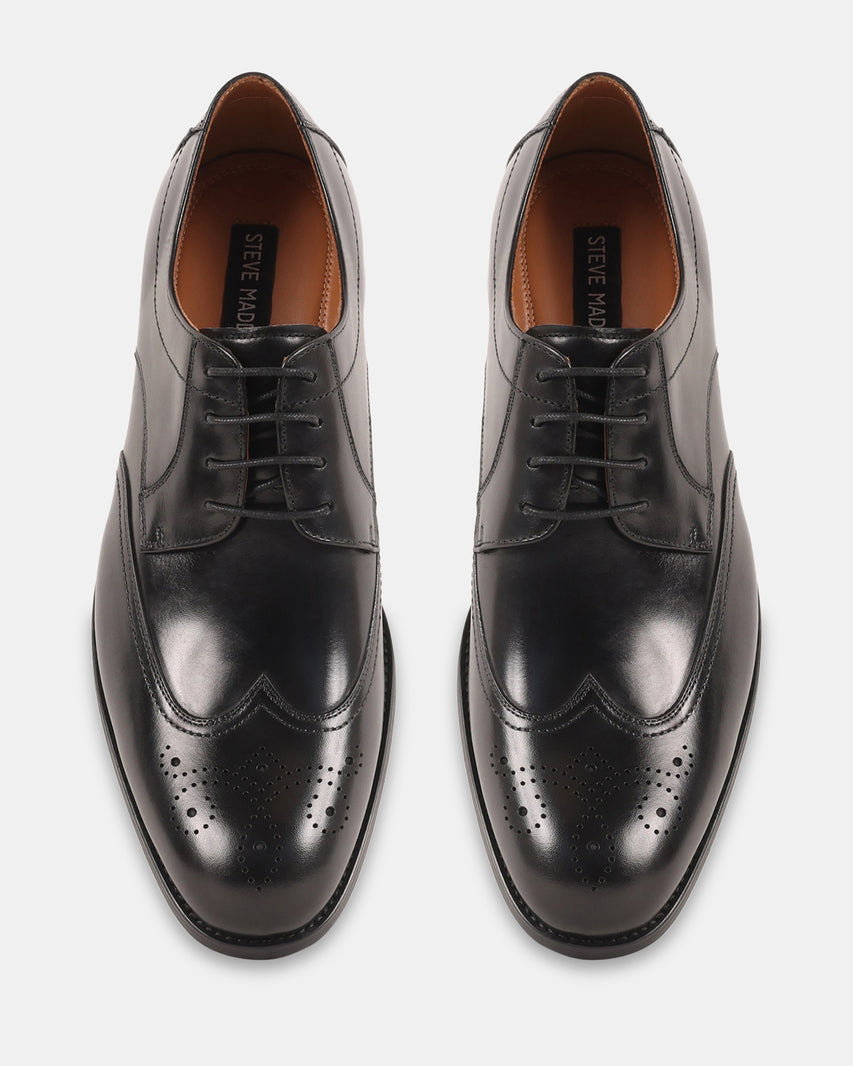 DISTRO BLACK LEATHER - Men's Shoes - Steve Madden Canada - view 4