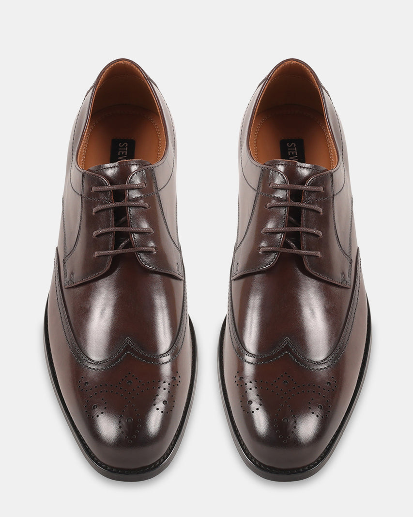DISTRO BROWN LEATHER - Men's Shoes - Steve Madden Canada - view 4