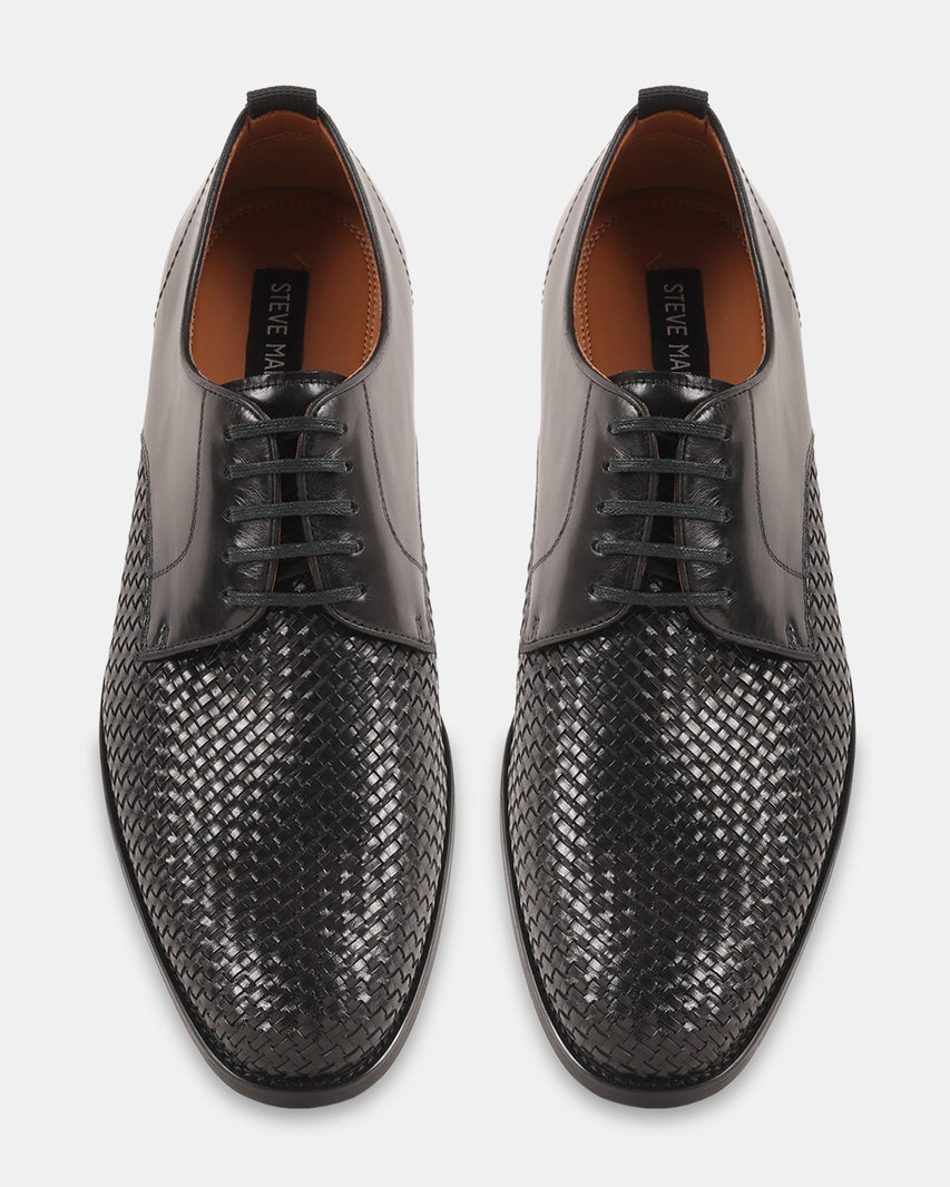 DONNIS BLACK LEATHER - Men's Shoes - Steve Madden Canada - view 4
