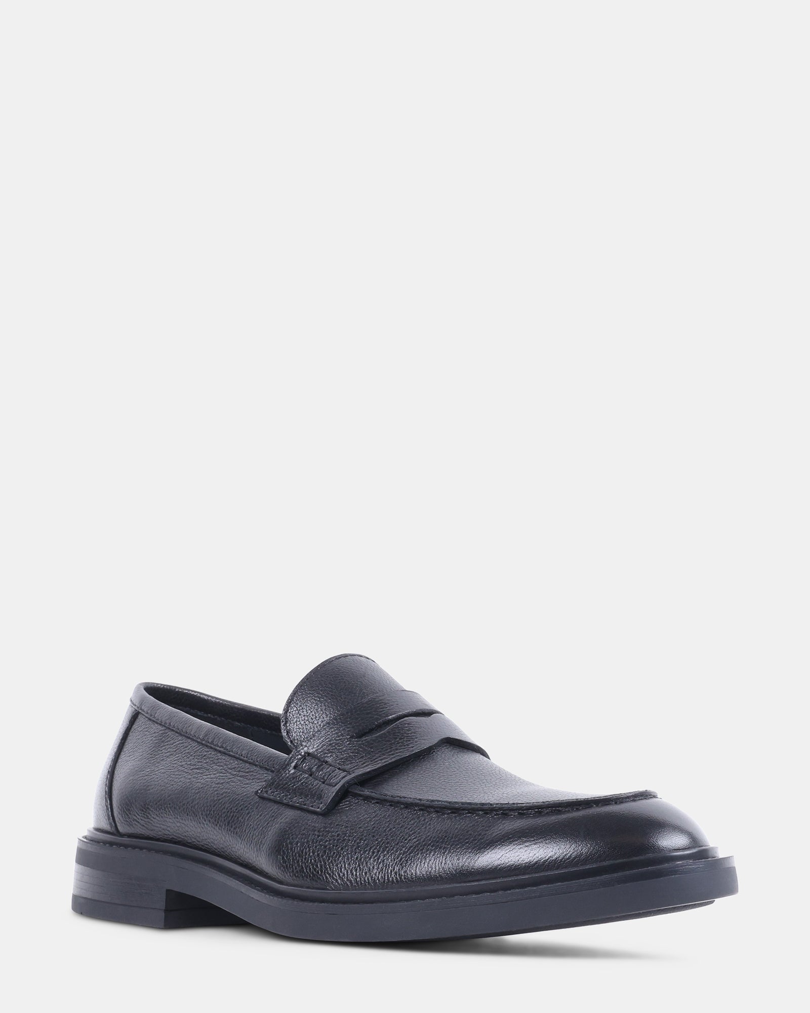 DUNNCAN BLACK LEATHER - Men's Shoes - Steve Madden Canada - view 2