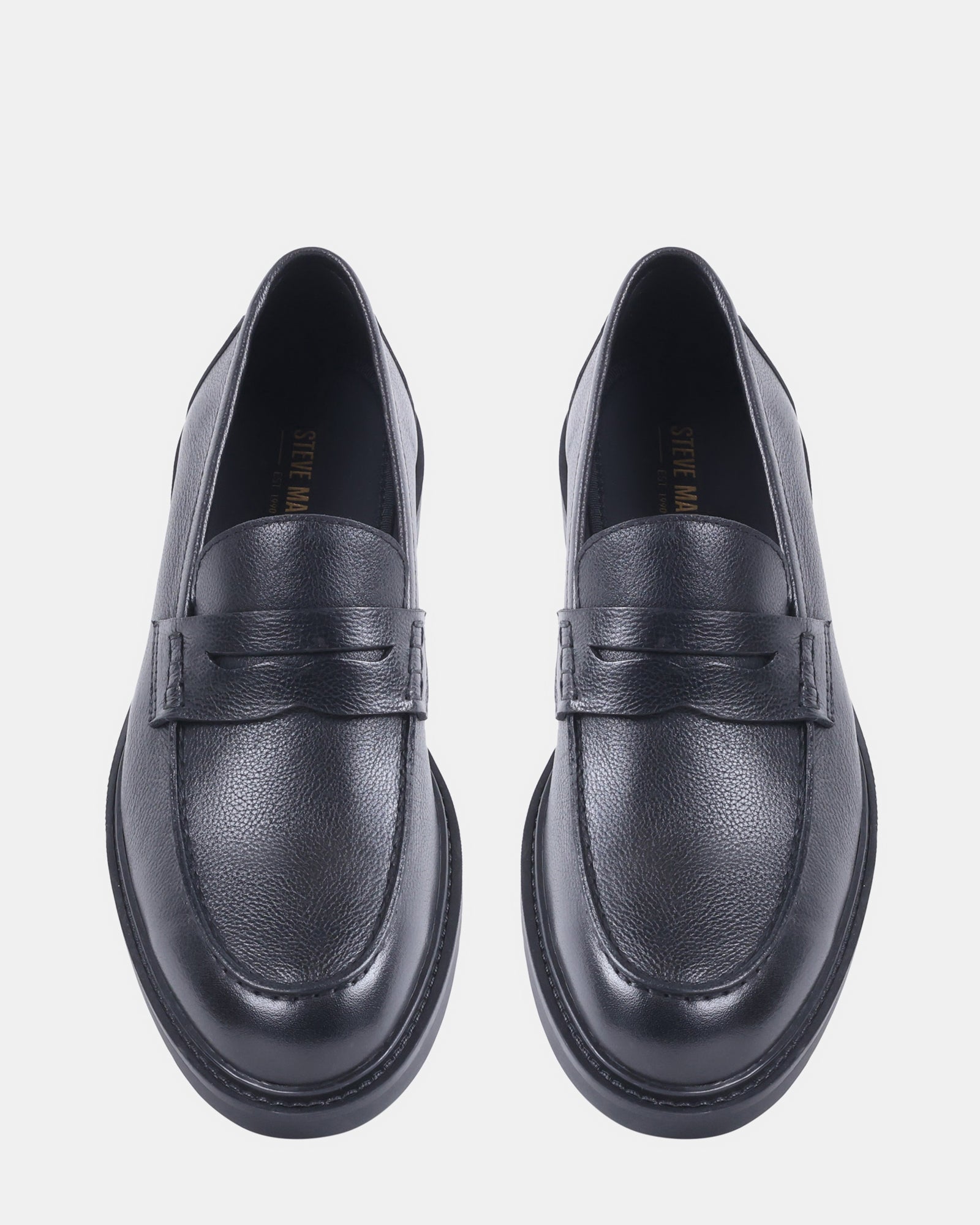 DUNNCAN BLACK LEATHER - Men's Shoes - Steve Madden Canada - view 4