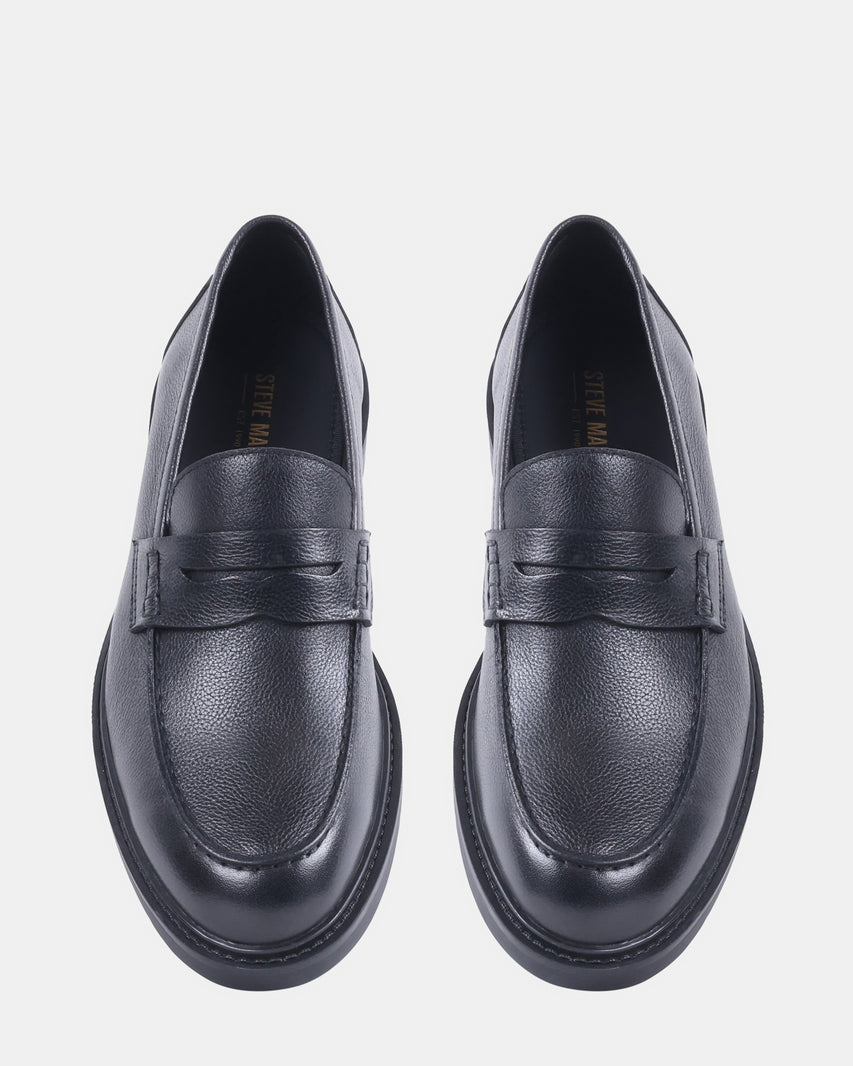 DUNNCAN BLACK LEATHER - Men's Shoes - Steve Madden Canada - view 4