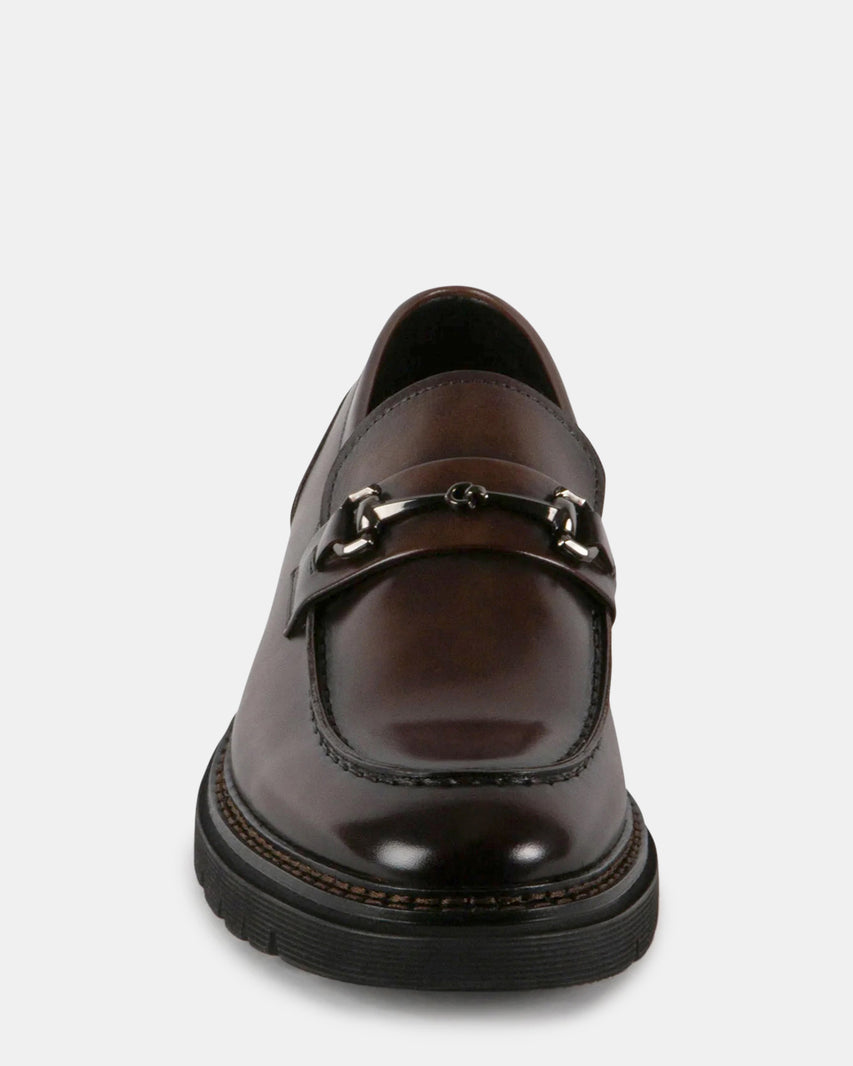 ELISIO BROWN LEATHER - Men's Shoes - Steve Madden Canada