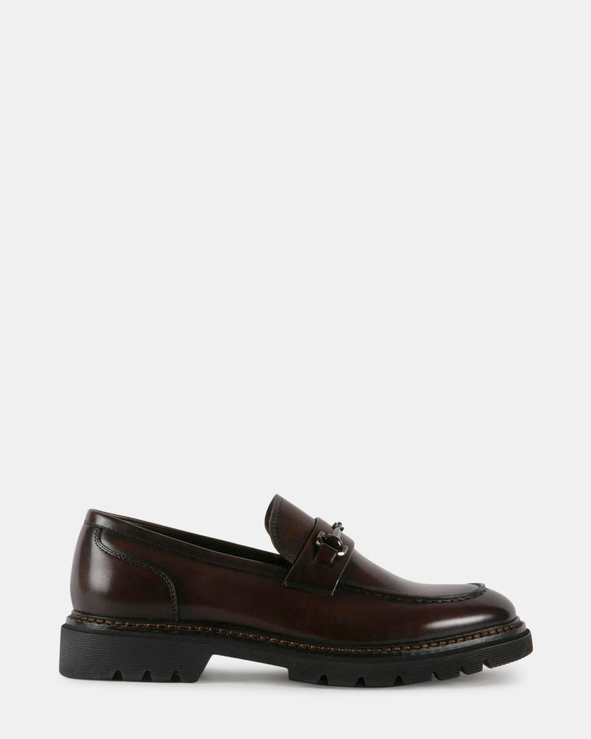 ELISIO BROWN LEATHER - Men's Shoes - Steve Madden Canada