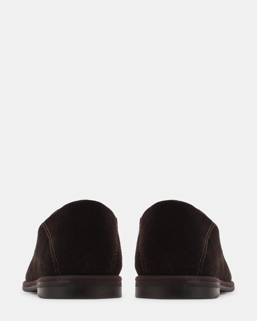 ELLWOOD DARK BROWN SUEDE - Men's Shoes - Steve Madden Canada - view 5