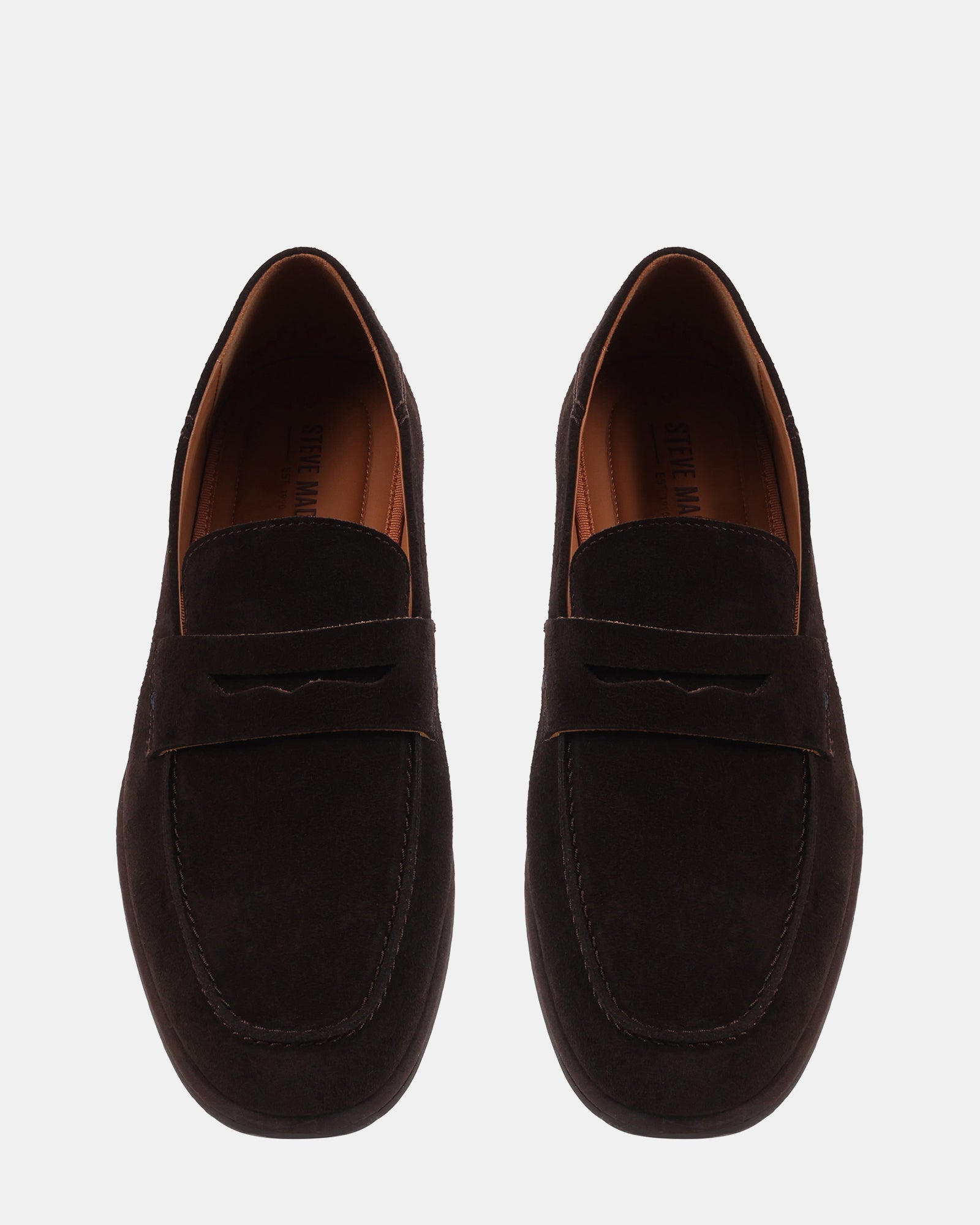 ELLWOOD DARK BROWN SUEDE - Men's Shoes - Steve Madden Canada - view 4