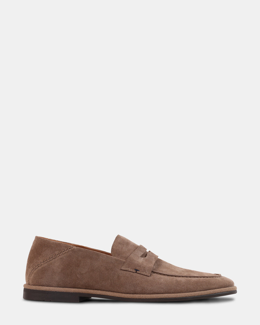 ELLWOOD DARK TAUPE SUEDE - Men's Shoes - Steve Madden Canada