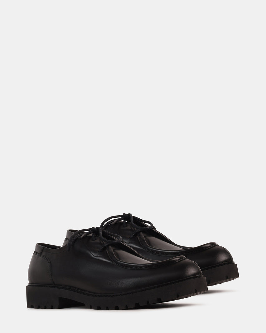 ELROYY BLACK LEATHER - Men's Shoes - Steve Madden Canada - view 2