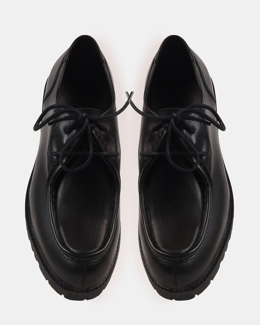 ELROYY BLACK LEATHER - Men's Shoes - Steve Madden Canada - view 3