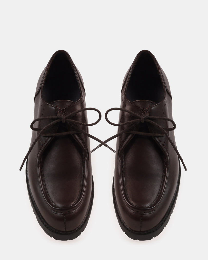 ELROYY BROWN LEATHER - Men's Shoes - Steve Madden Canada - view 3
