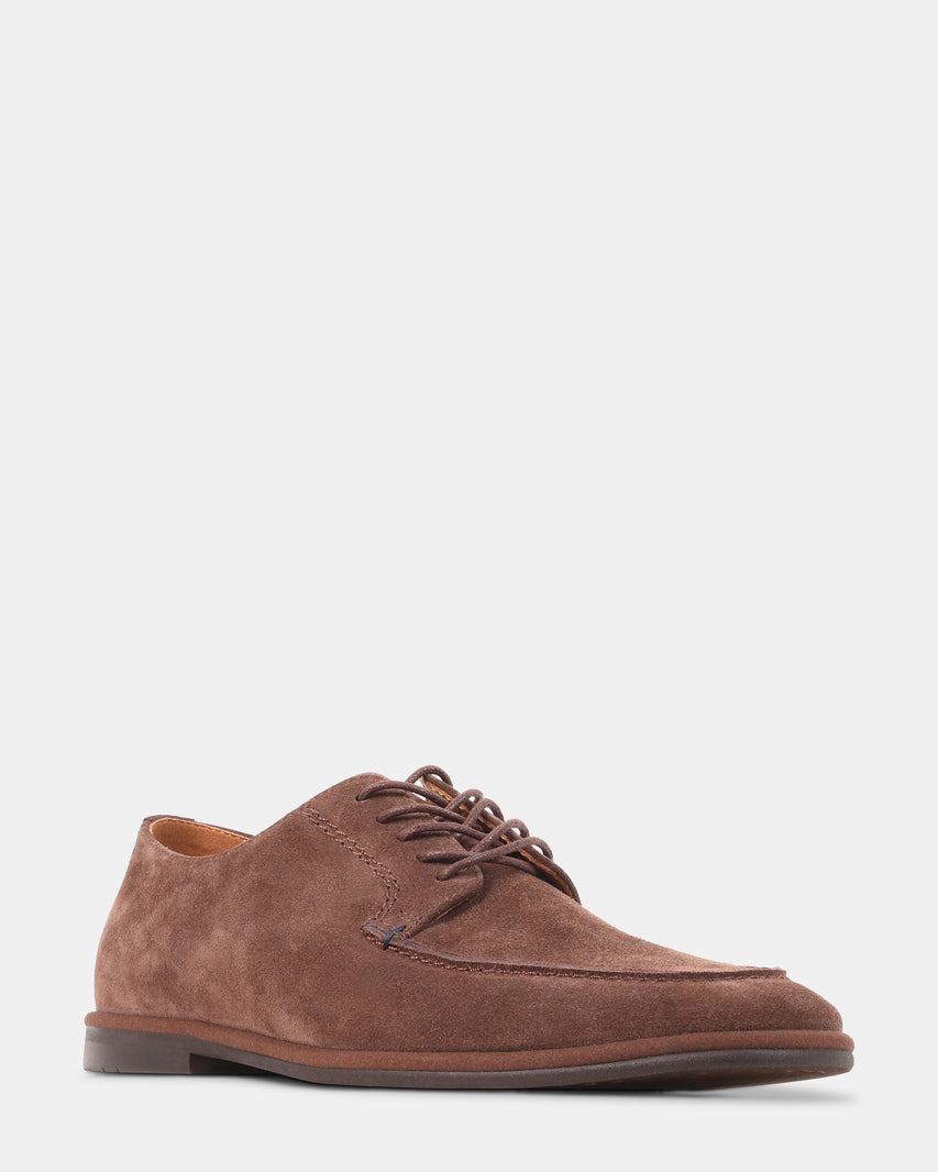 ENFIELD DARK BROWN SUEDE - Men's Shoes - Steve Madden Canada - view 2
