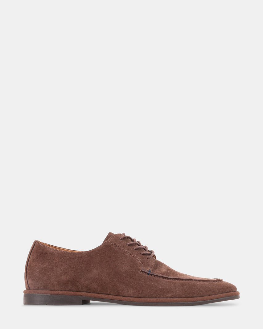 ENFIELD DARK BROWN SUEDE - Men's Shoes - Steve Madden Canada