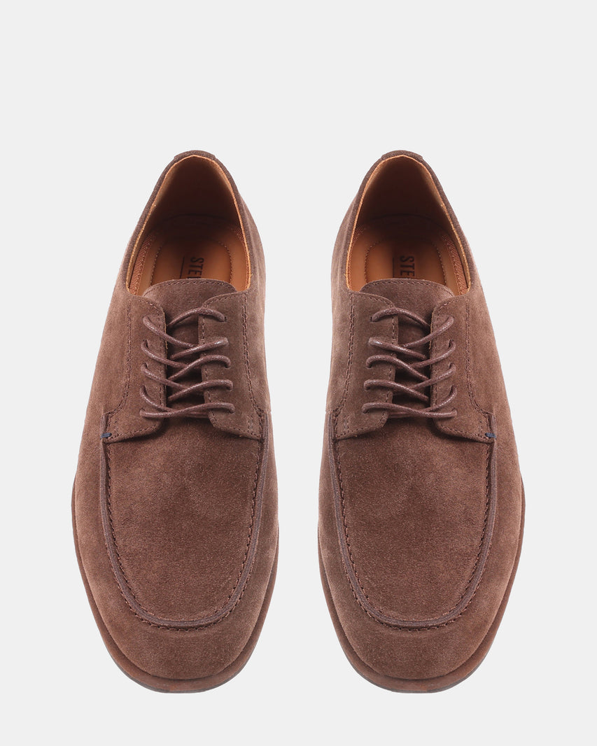 ENFIELD DARK BROWN SUEDE - Men's Shoes - Steve Madden Canada - view 4
