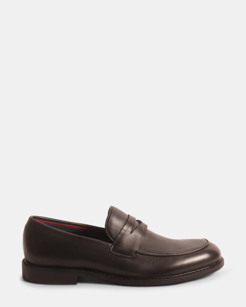 ESTEBAN BLACK LEATHER - Men's Shoes - Steve Madden Canada