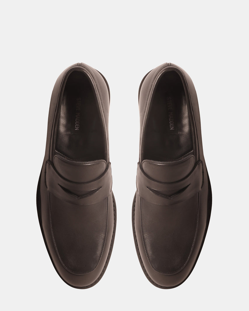 ESTEBAN BLACK LEATHER - Men's Shoes - Steve Madden Canada - view 4