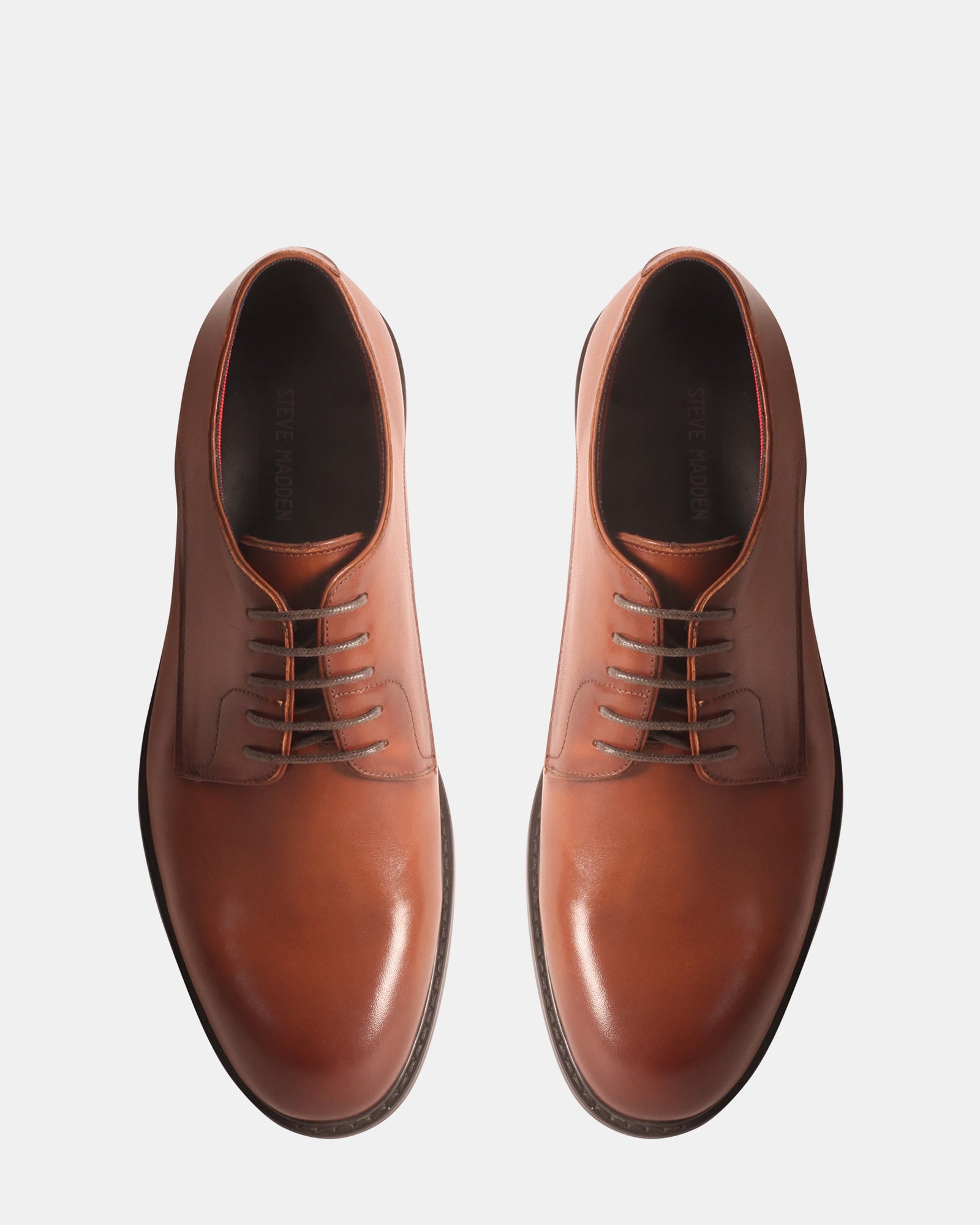 ESTEVIO BROWN LEATHER - Men's Shoes - Steve Madden Canada - view 4