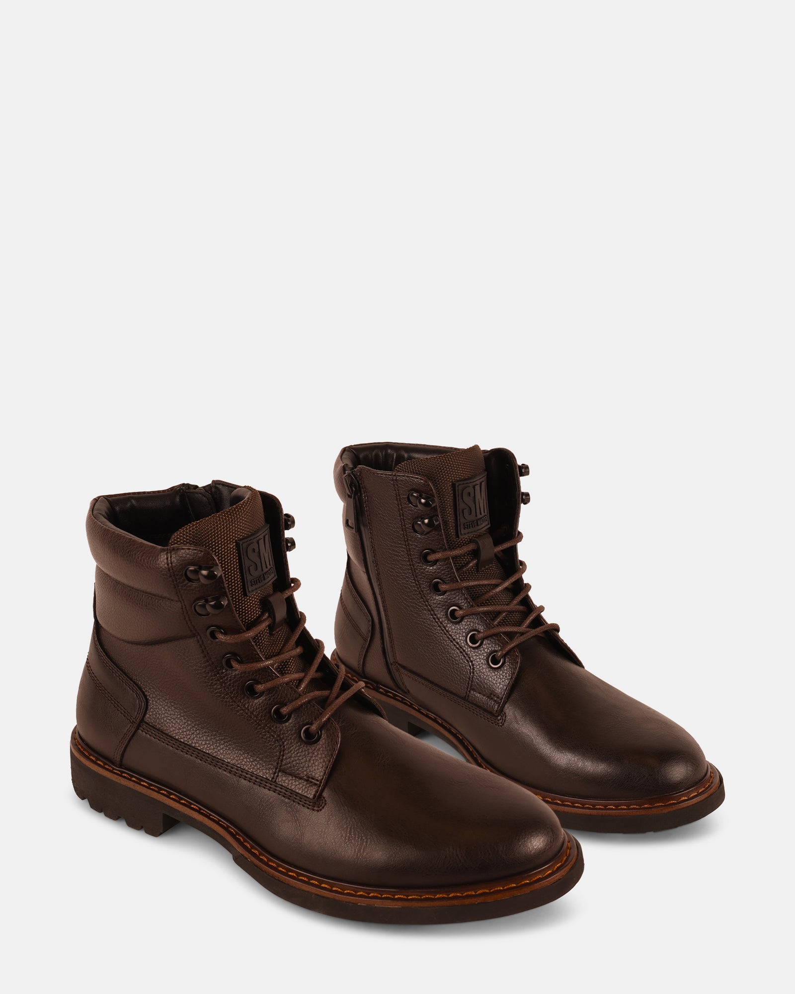 FREDDO BROWN LEATHER - Men's Shoes - Steve Madden Canada - view 2