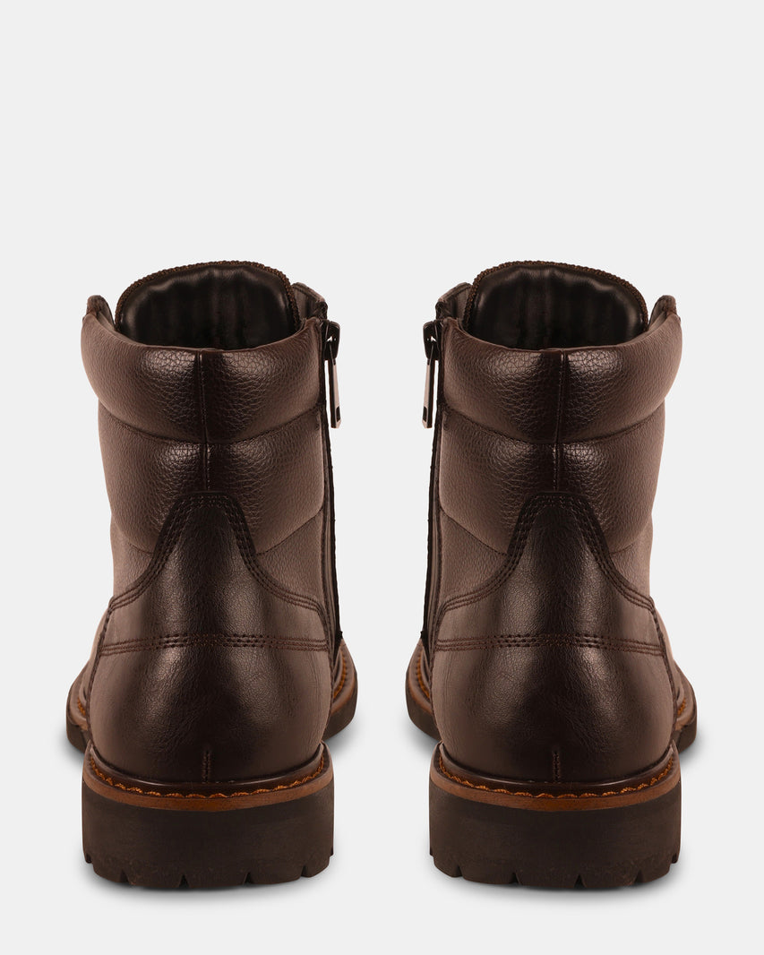 FREDDO BROWN LEATHER - Men's Shoes - Steve Madden Canada - view 5