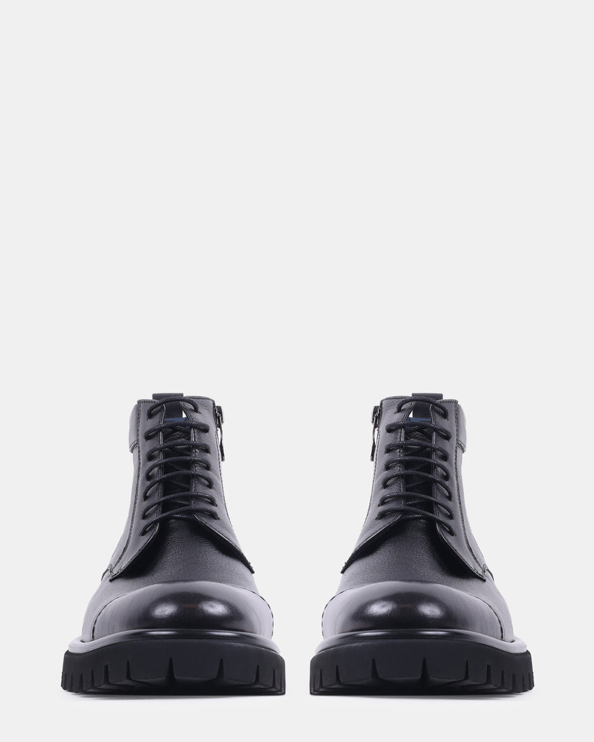GAVVINN BLACK LEATHER - view 3