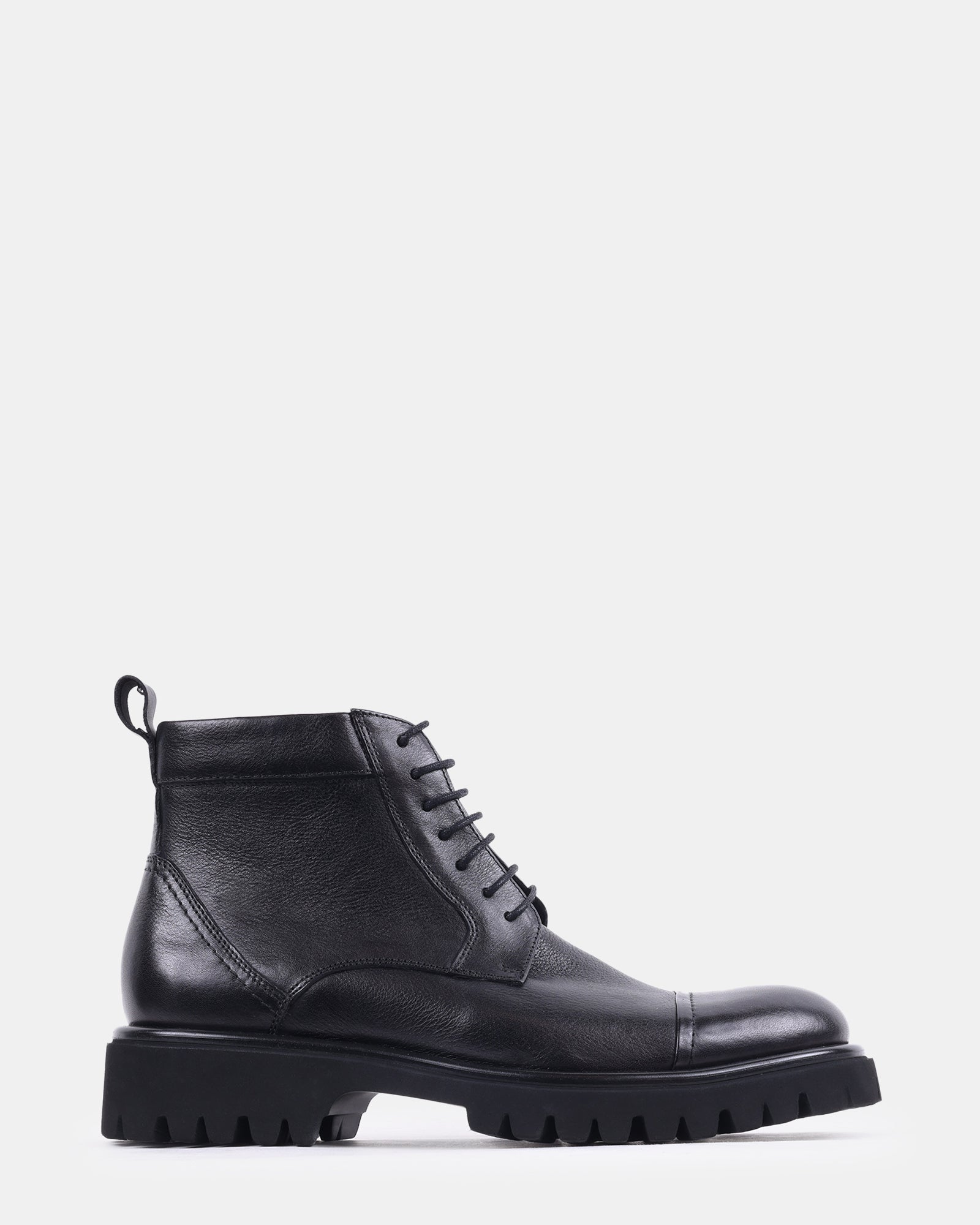 GAVVINN BLACK LEATHER