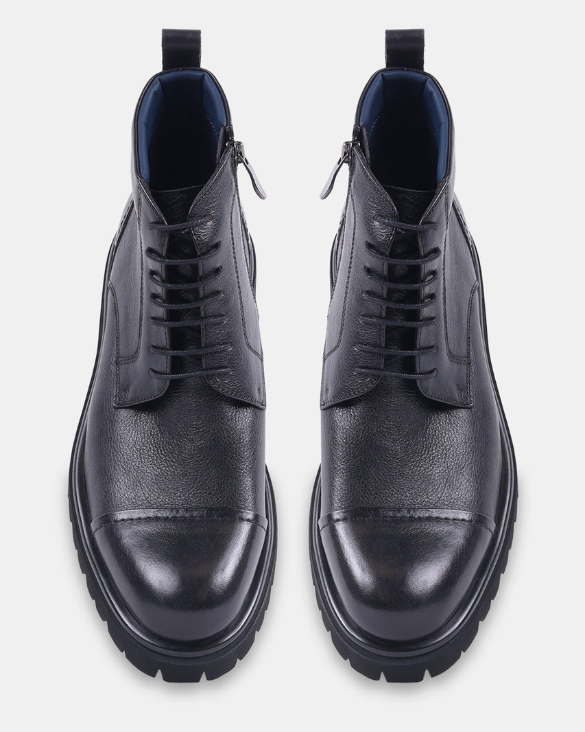 GAVVINN BLACK LEATHER - view 4