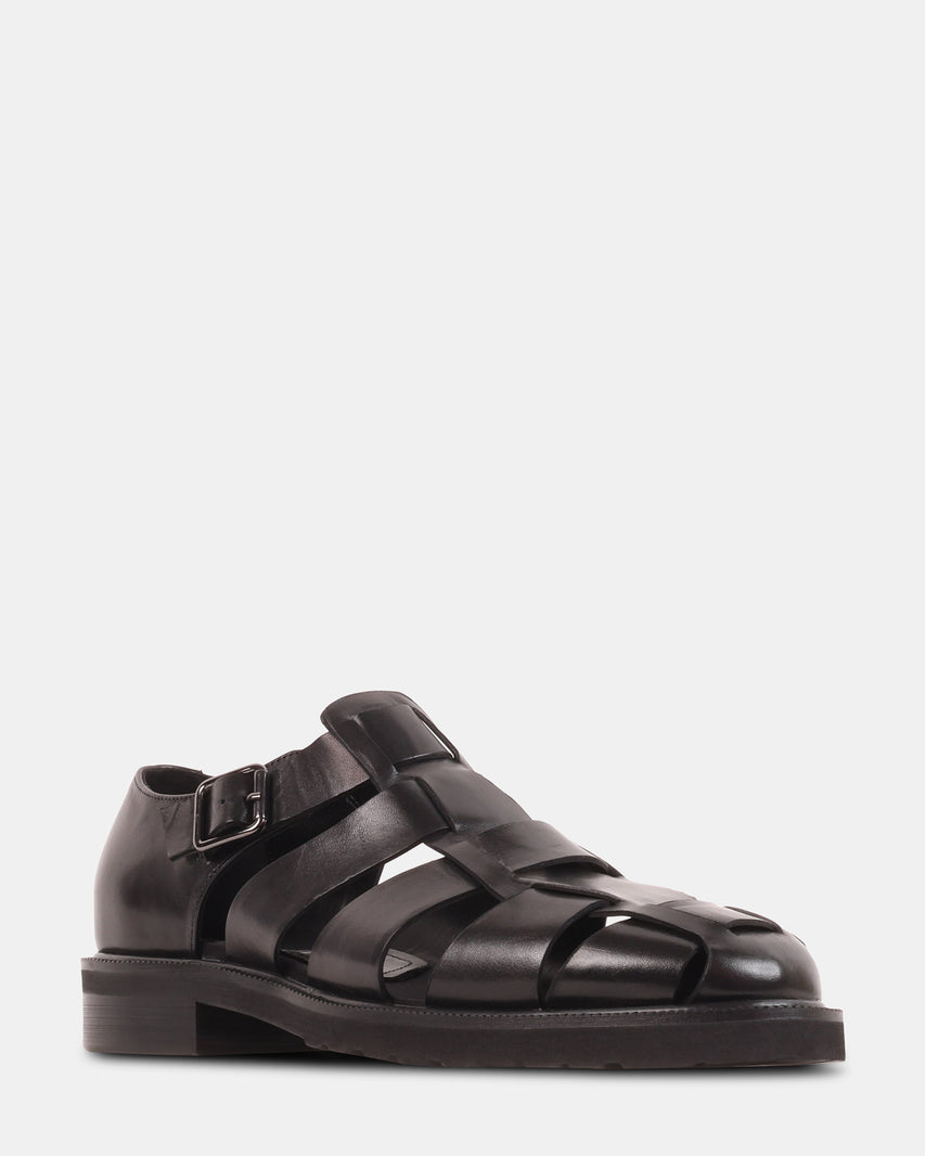 HAVANA BLACK LEATHER - Men's Shoes - Steve Madden Canada - view 2