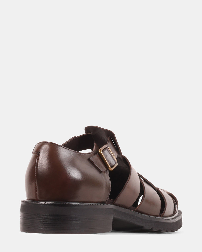 HAVANA BROWN LEATHER - Men's Shoes - Steve Madden Canada - view 9