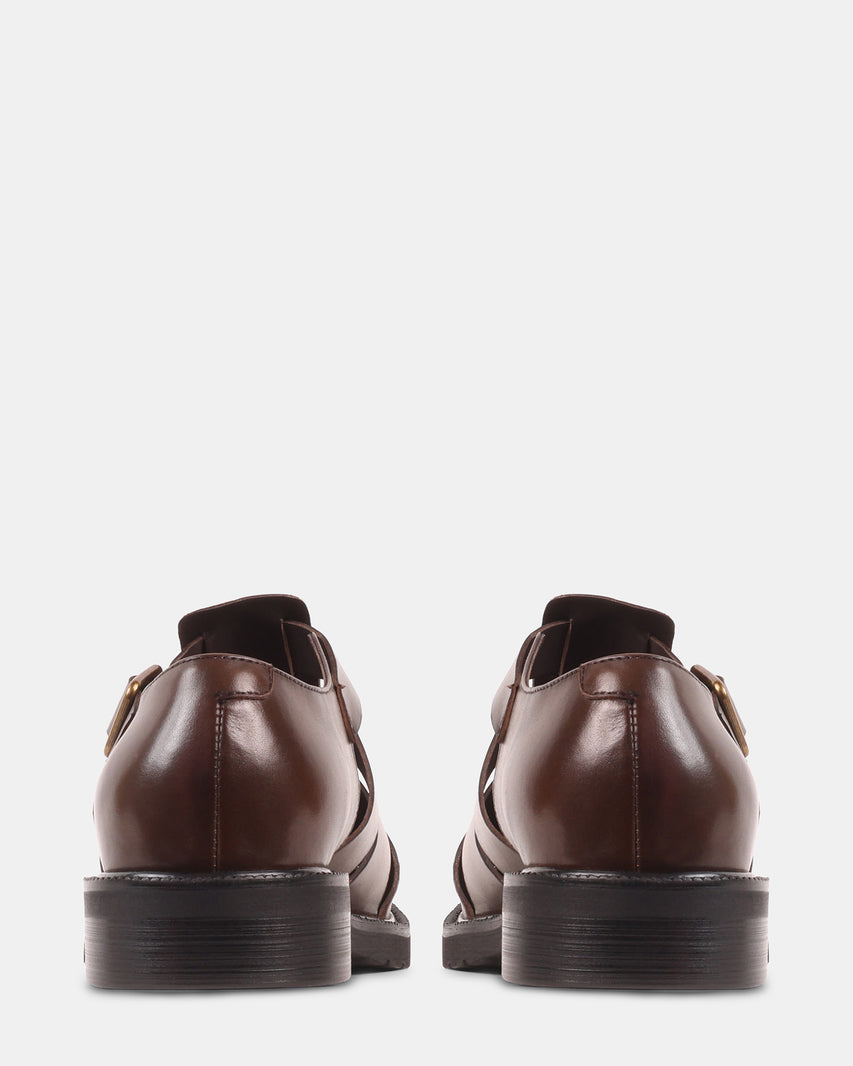 HAVANA BROWN LEATHER - Men's Shoes - Steve Madden Canada - view 8