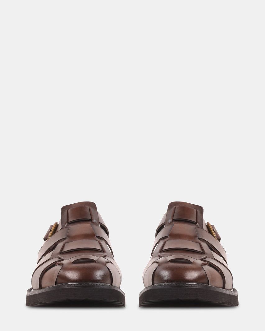 HAVANA BROWN LEATHER - Men's Shoes - Steve Madden Canada - view 5