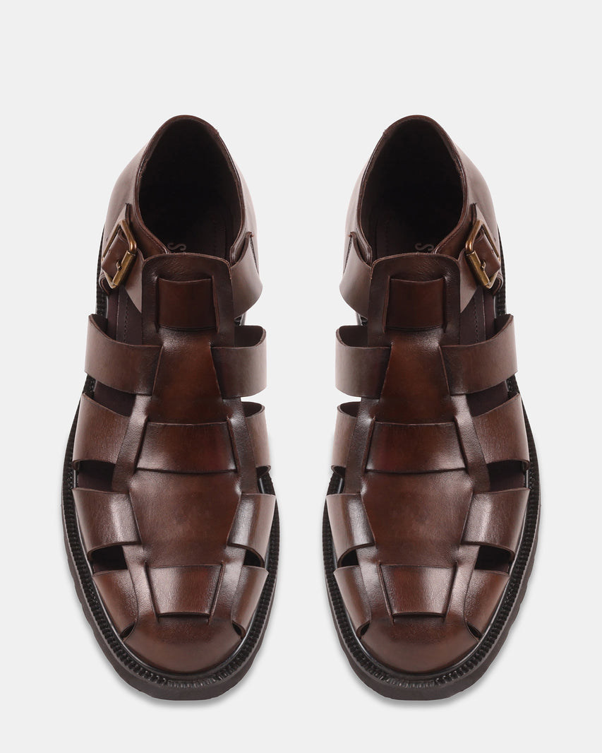 HAVANA BROWN LEATHER - Men's Shoes - Steve Madden Canada - view 7