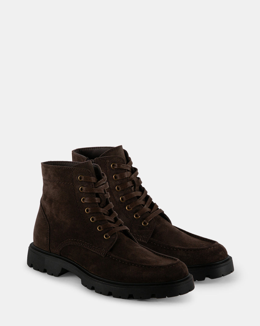 HEATHROW BROWN SUEDE - Men's Shoes - Steve Madden Canada - view 2