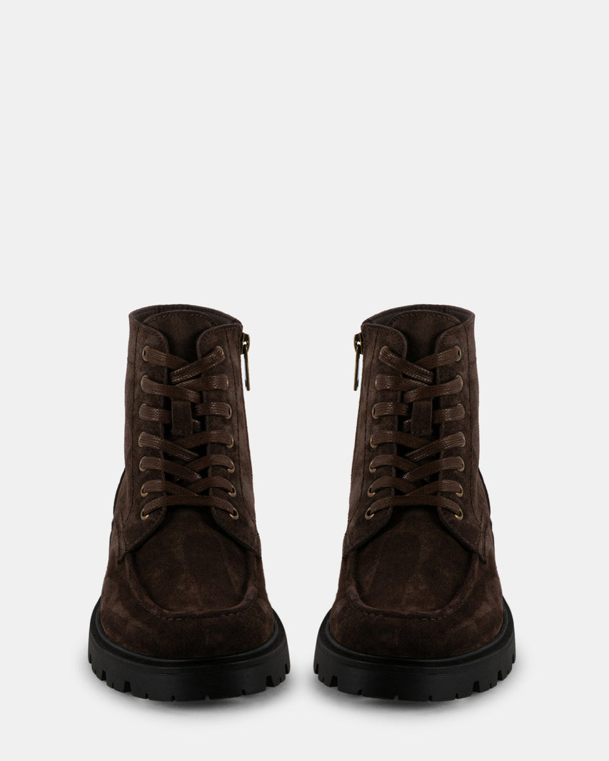 HEATHROW BROWN SUEDE - Men's Shoes - Steve Madden Canada - view 3