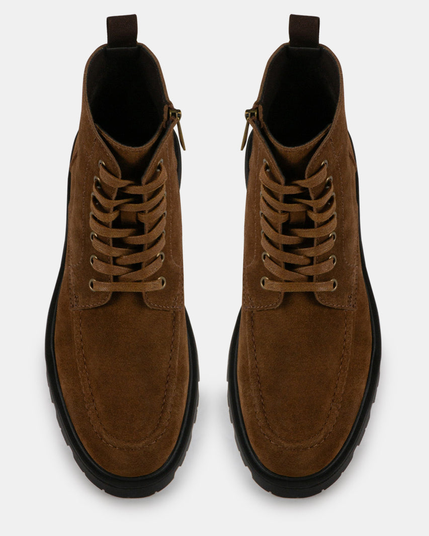 HEATHROW TOBACCO SUEDE - Men's Shoes - Steve Madden Canada - view 4