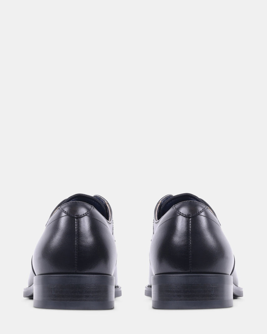HELFANT BLACK LEATHER - Men's Shoes - Steve Madden Canada - view 5