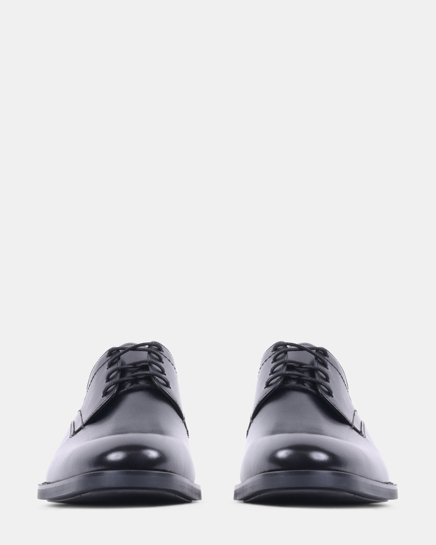 HELFANT BLACK LEATHER - Men's Shoes - Steve Madden Canada - view 3